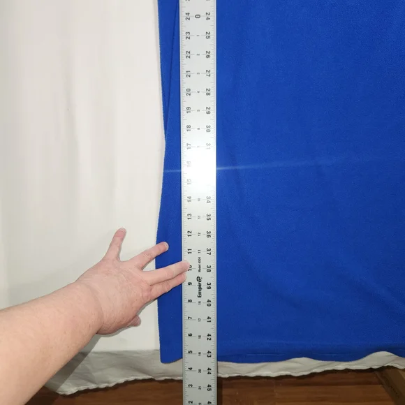 🌟 Blair Vintage Large Blue Women's Robe with Zipper - Grandma Vibes - Y2K - Picture 6 of 9